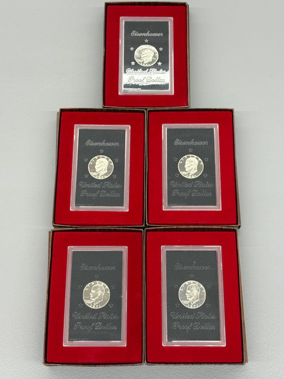 (5) 1971 Eisenhower Proof