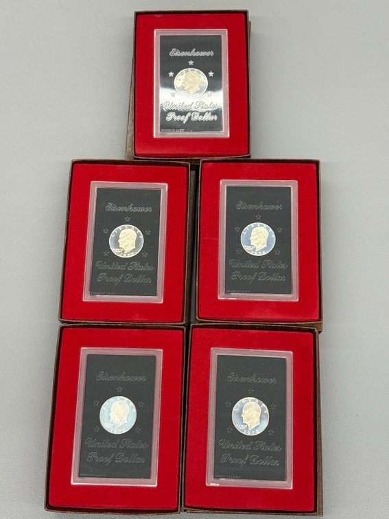 (5) 1972 Eisenhower Proof