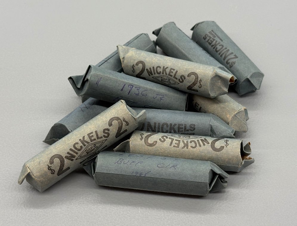 (11) Rolls of Buffalo Nickels