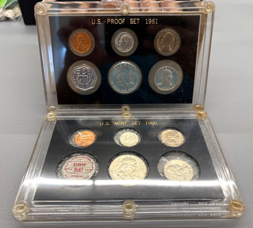 1960 & 1961 US Proof Sets