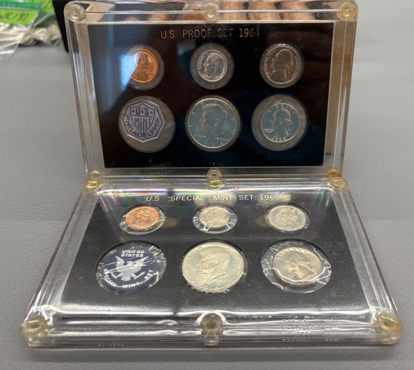 1965 Special Mint Set & 1964 US Proof Set