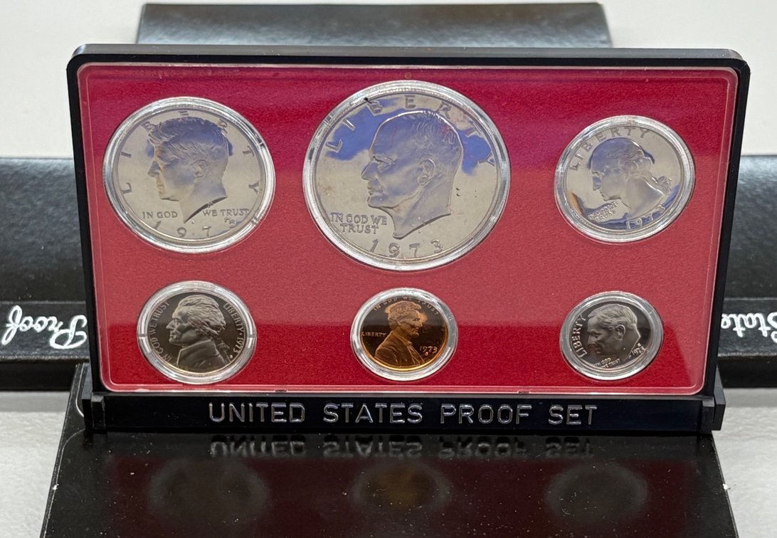 (4) 1973 US Proof Sets