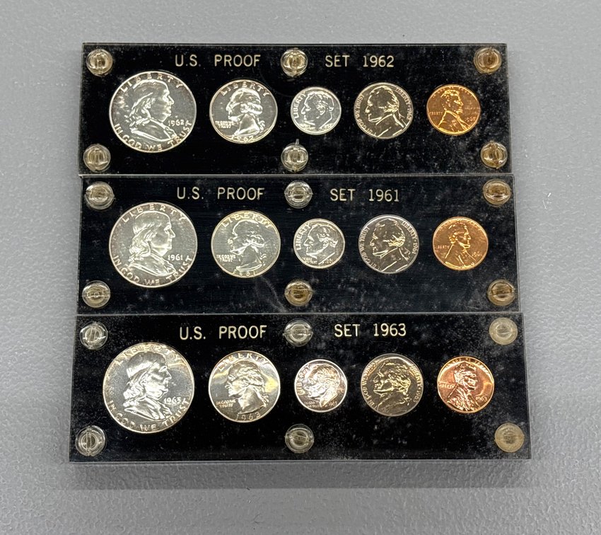 1961-1963 US Proof Sets