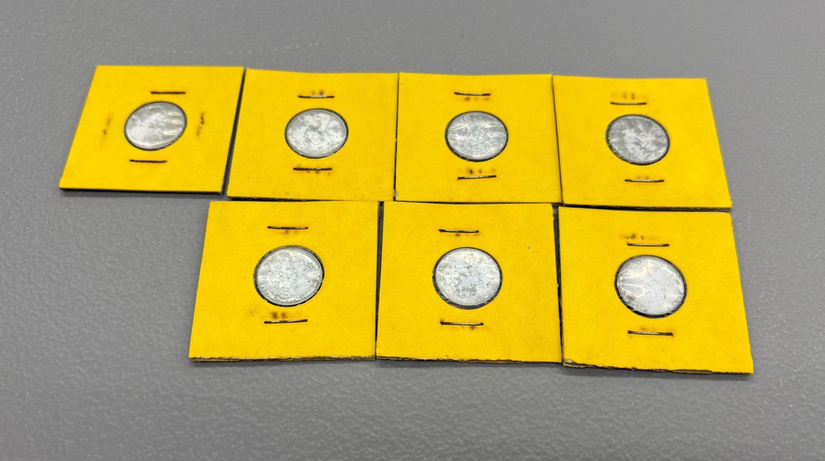 (7) Steel Wheat Pennies