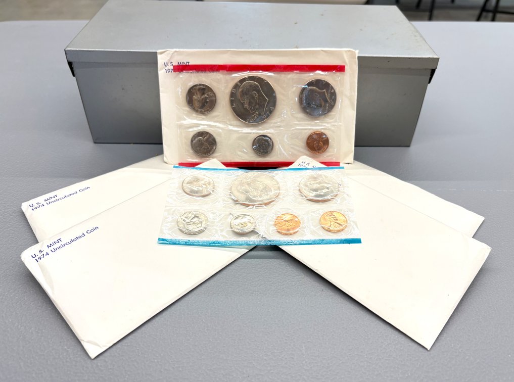 (5) 1974 U.S Mint Proof Sets