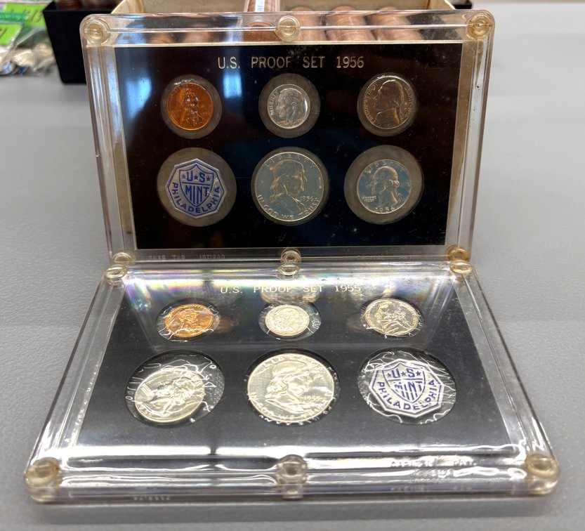1955 & 1956 US Proof Sets