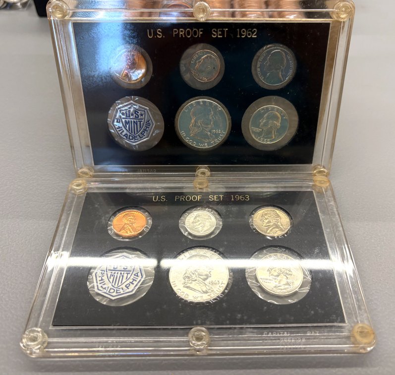1962 & 1963 US Proof Sets