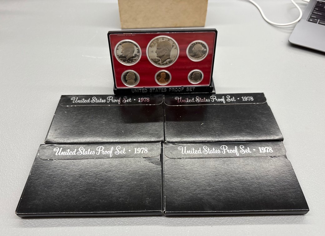 (5) 1978 US Proof Set