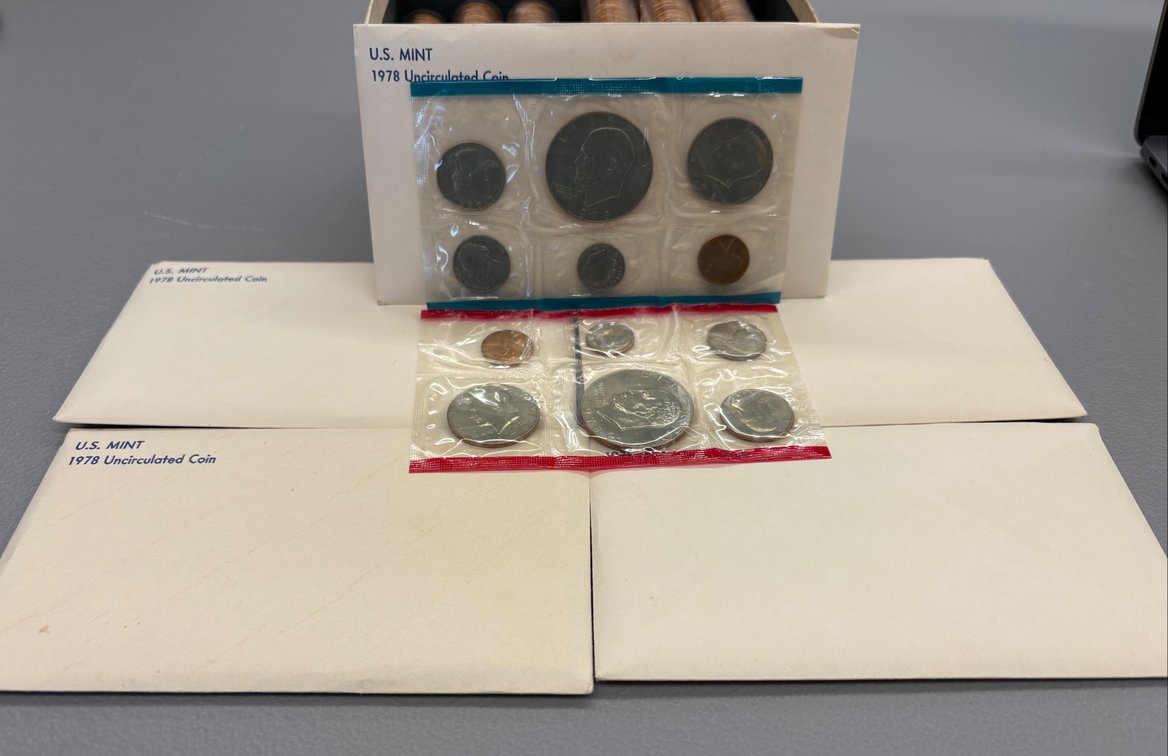 (5) 1978 US Mint Proof Sets