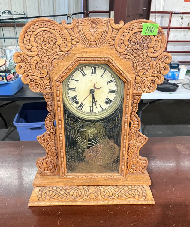 Oak Mantel Clock