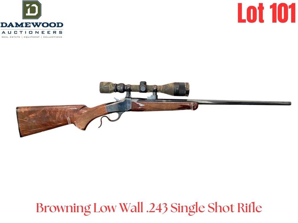 Browning Low Wall .243 Single Shot Rifle