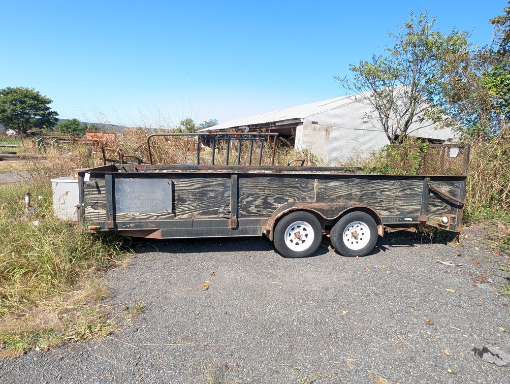 2003 Carry On 18' x 7' Tandem Axle Landscape Trailer