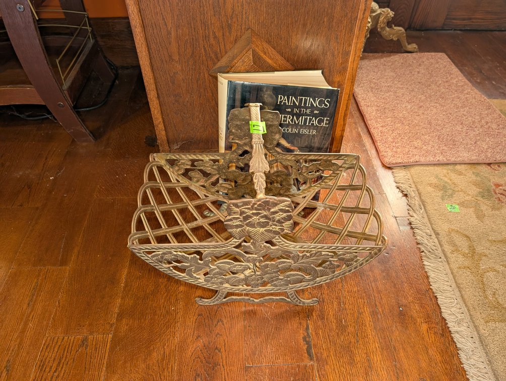Book Paintings in the Hermitage & Brass Basket