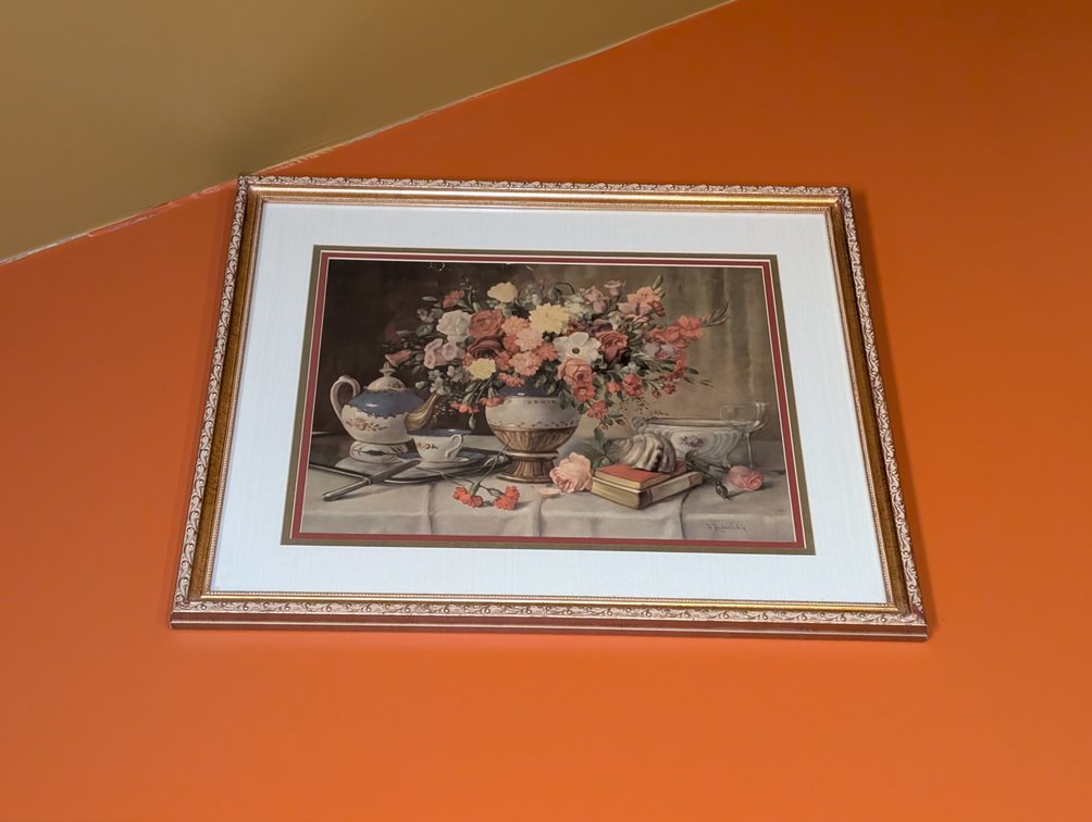 Framed Flower Picture