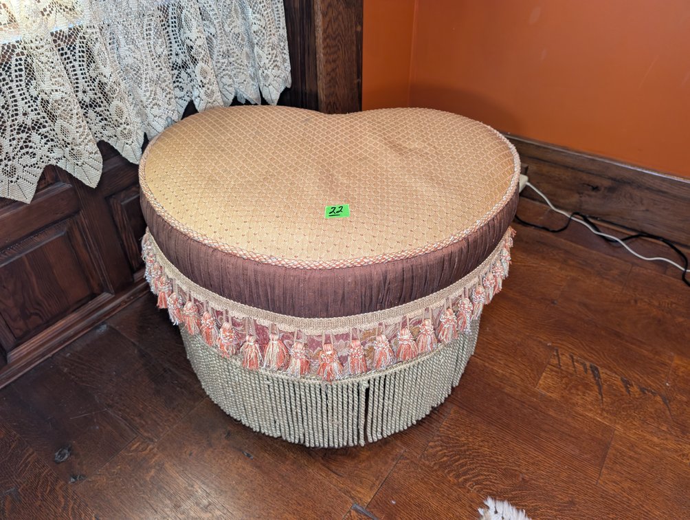 Heart Shaped Ottoman 