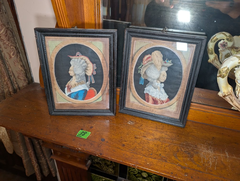 (2) Framed French Pictures 