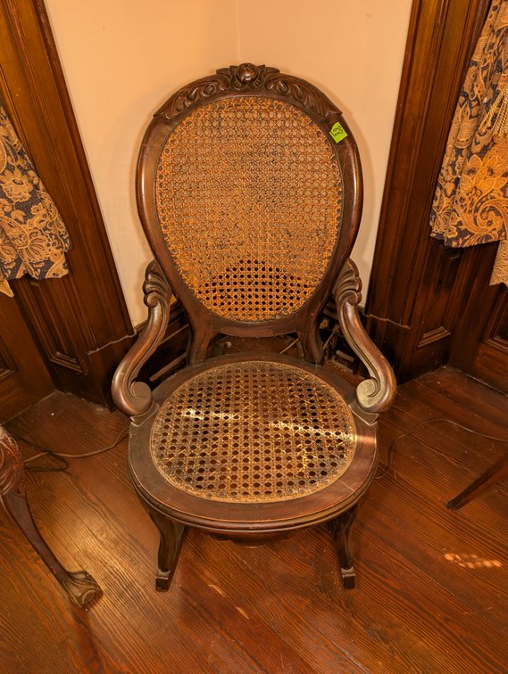 Cane Back Rocking Chair