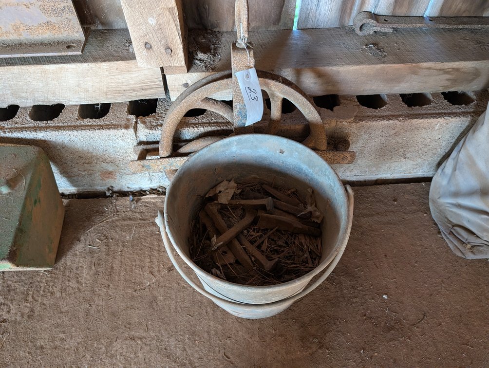Spikes Nails and Pulley Wheel
