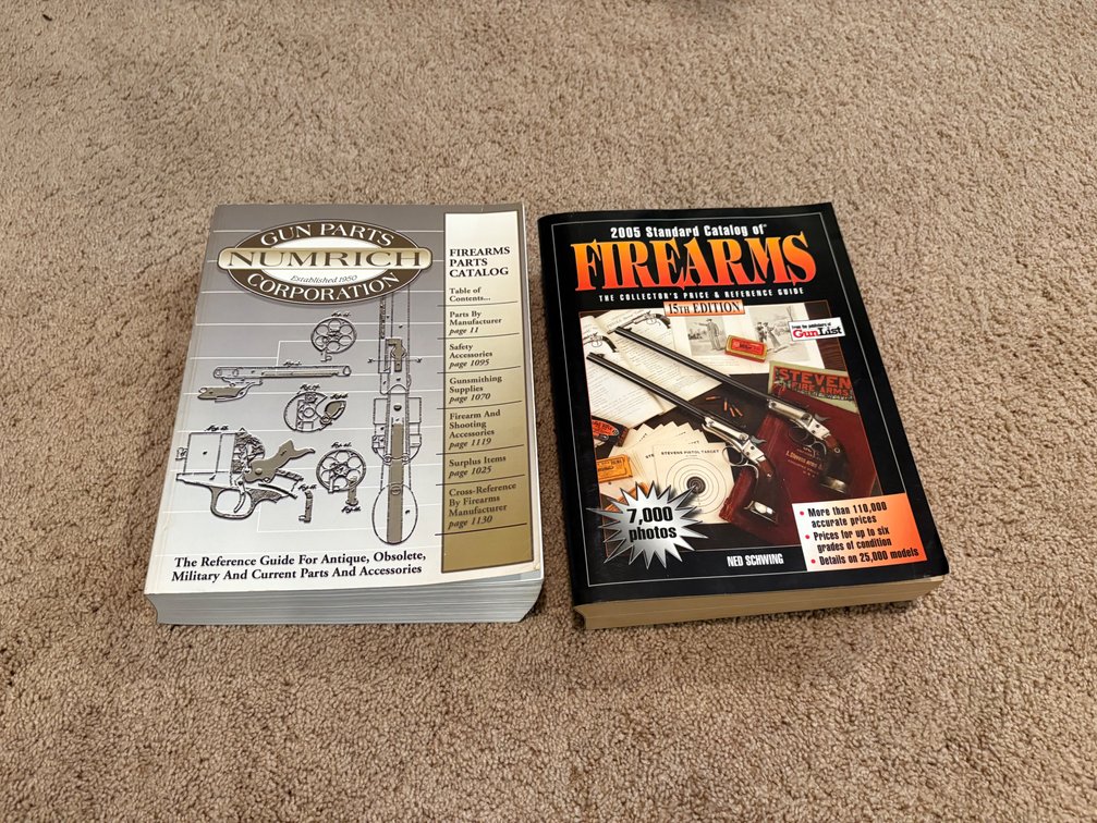 (2) Firearms Parts Catalogs