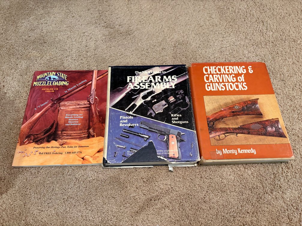 Mountain State Muzzleloading, Firearms Assembly, Checkering & Carving Books