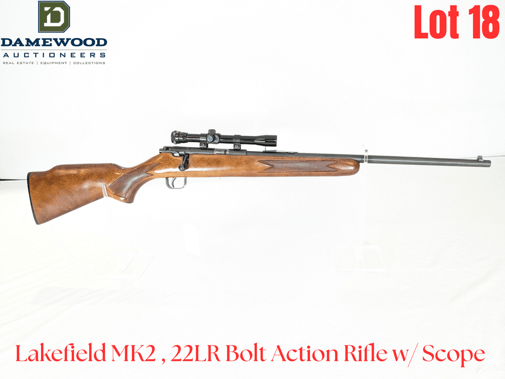Lakefield MK2 , 22LR Bolt Action Rifle w/ Scope