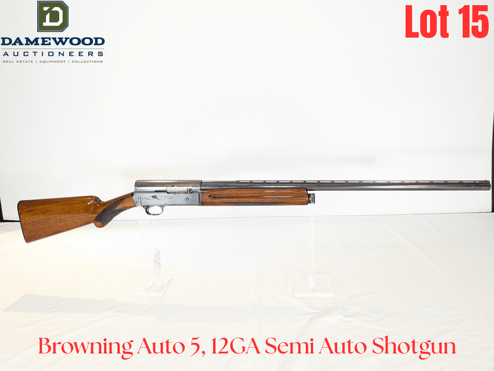 Belgium Browning Auto 5, 12GA Semi Auto Shotgun
