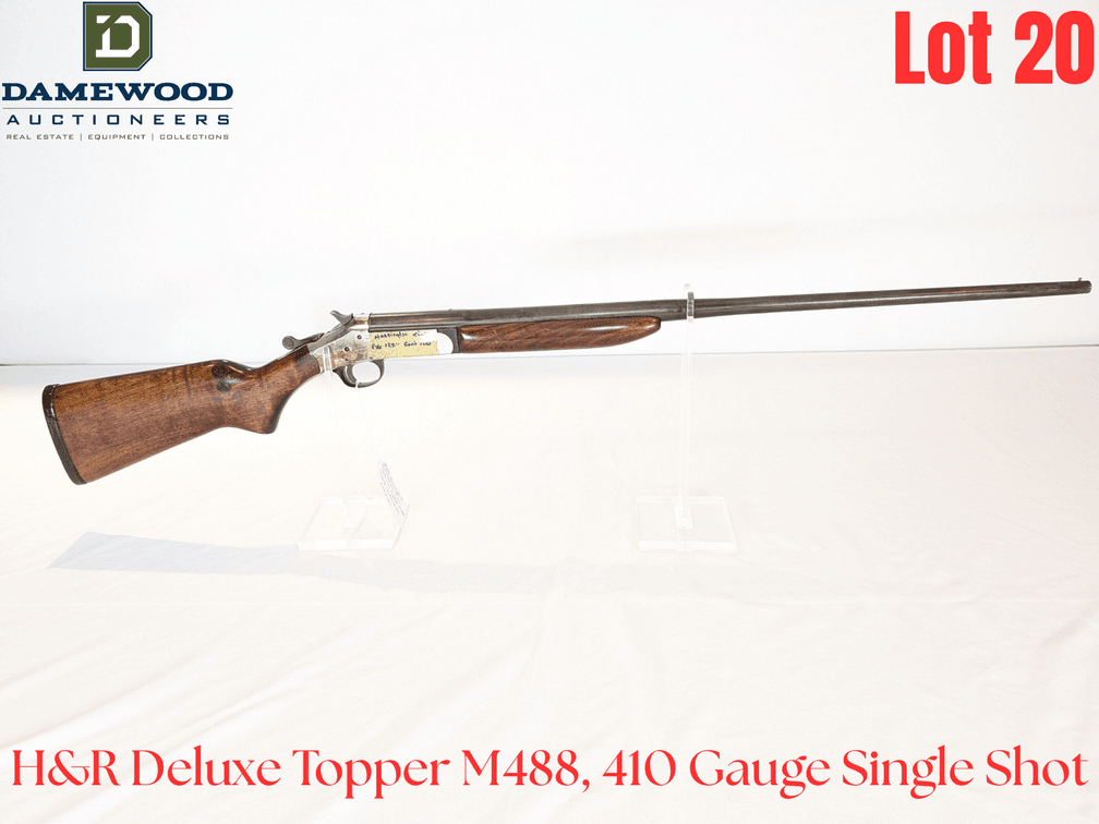 Harrington & Richardson Deluxe Topper M488, 410 Gauge Single Shot