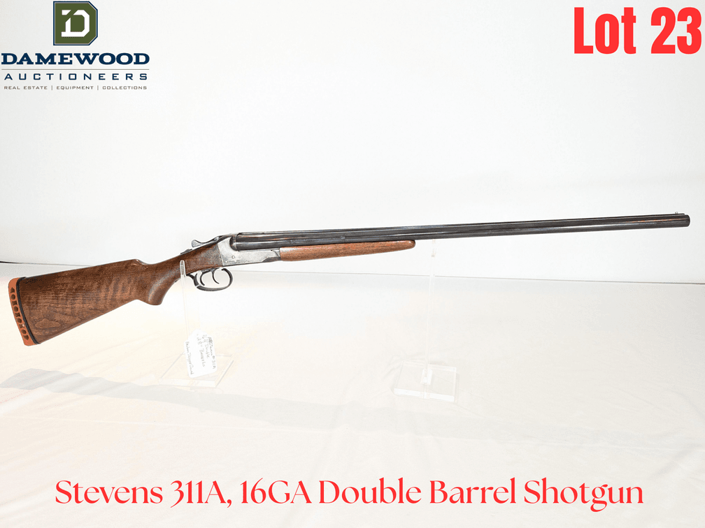 Stevens 311A, 16GA Double Barrel Shotgun