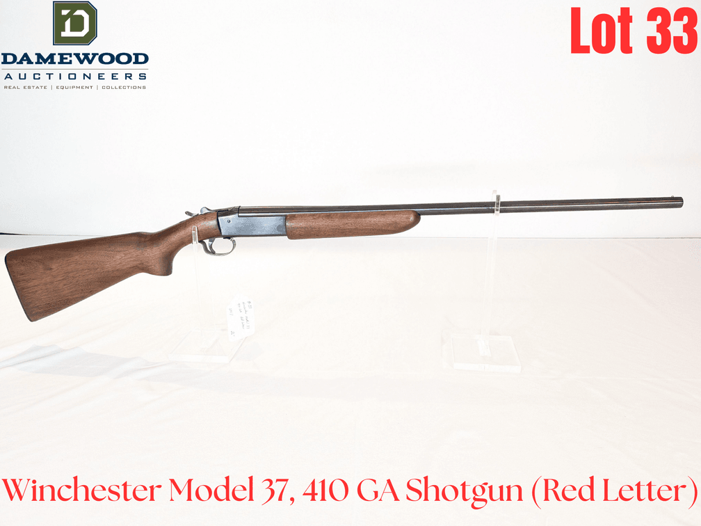 Winchester Model 37, 410 GA Shotgun (Red Letter)