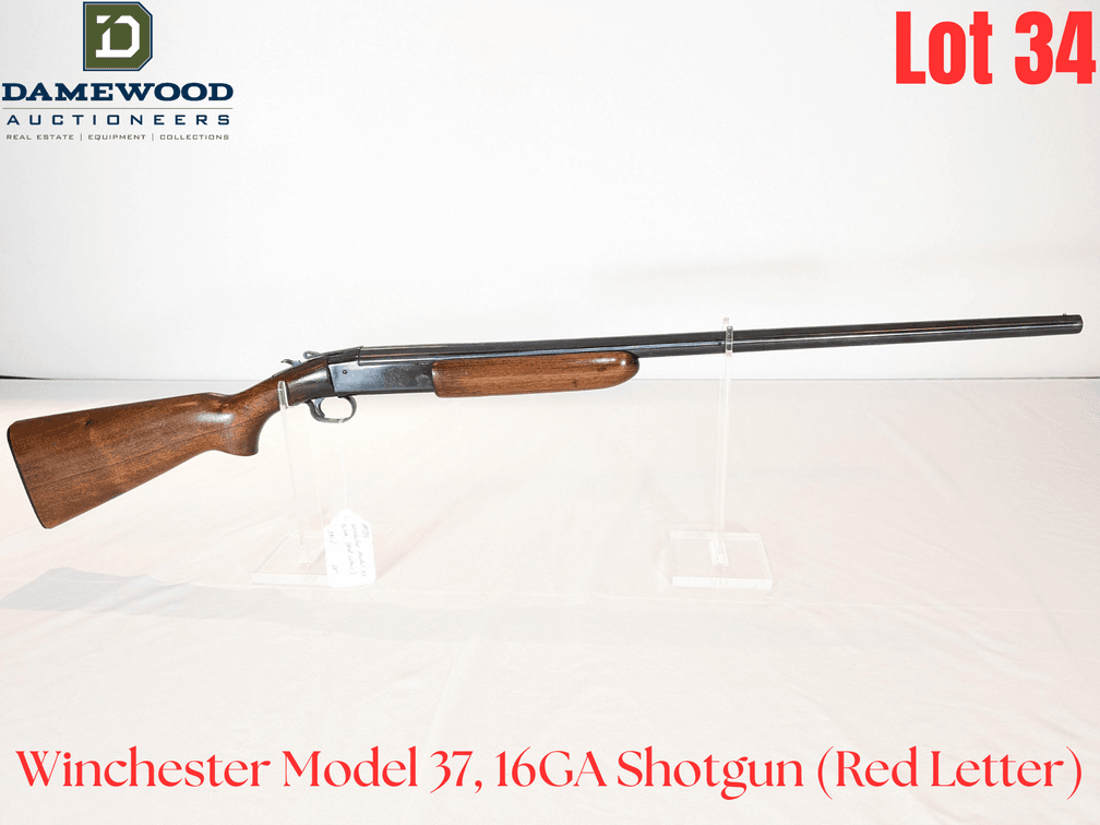 Winchester Model 37, 16GA Shotgun (Red Letter)