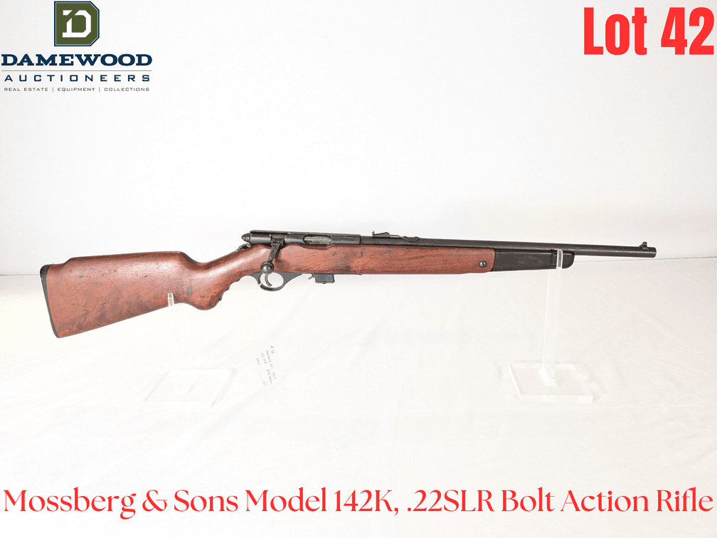 Mossberg & Sons Model 142K, .22SLR Bolt Action Rifle