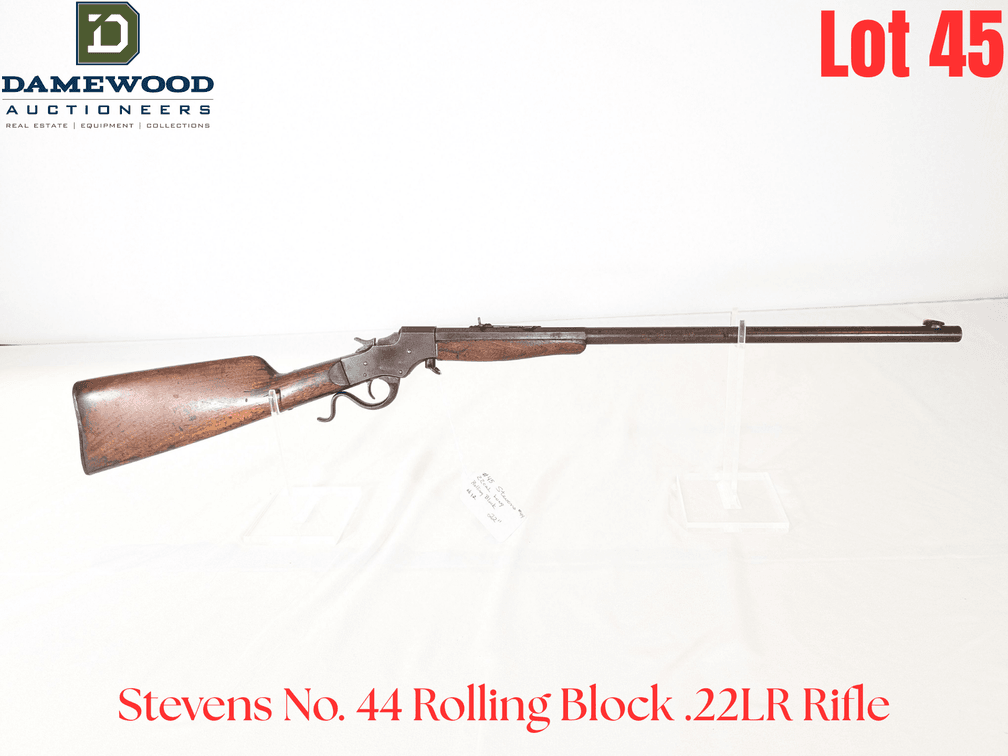 Stevens No. 44 Rolling Block, .22LR Rifle