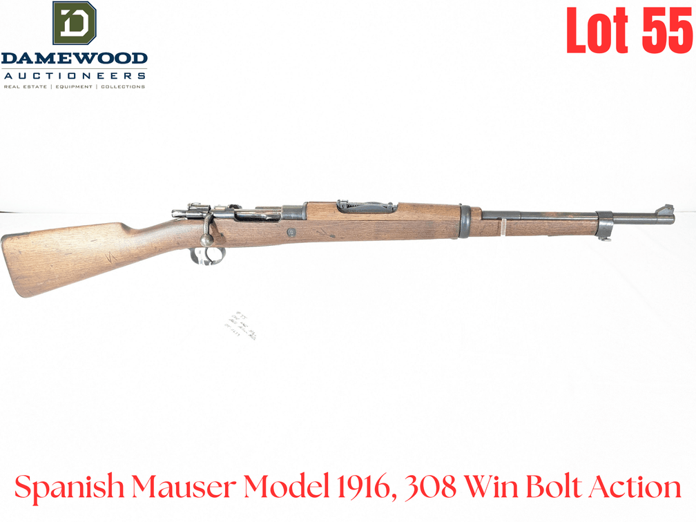 Spanish Mauser Model 1916, 308 Win Modifications Bolt Action