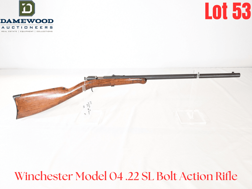 Winchester Model 04, .22 SL Bolt Action Rifle