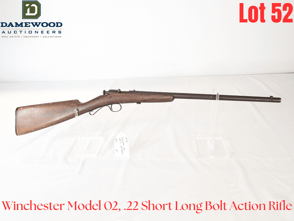 Winchester Model 02, .22 Short Long Bolt Action Rifle