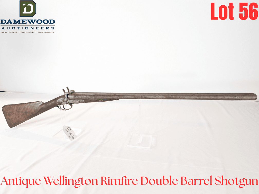 Antique Rimfire Double Barrel Shotgun