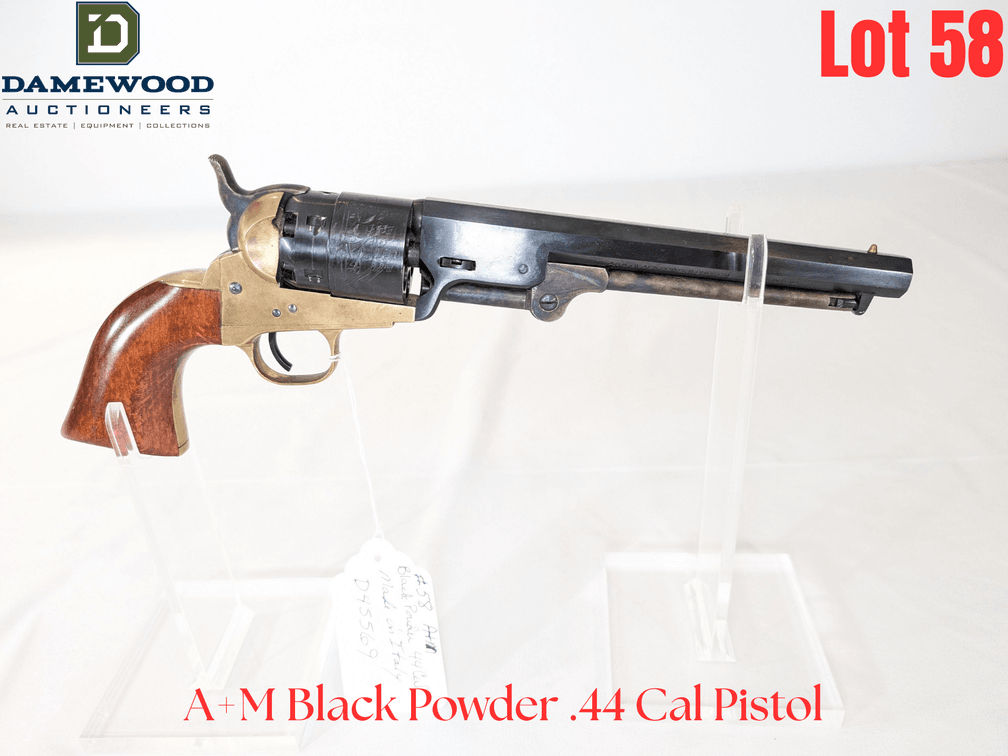 A+M Black Powder .44 Cal Pistol