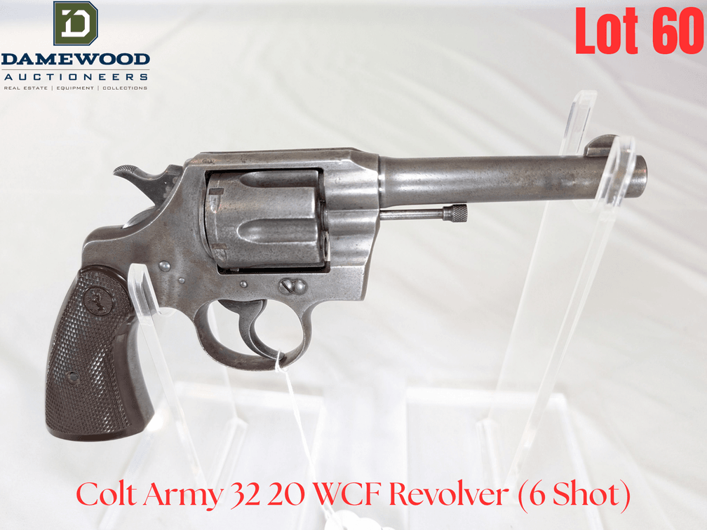 Colt Army 32 20 WCF Revolver (6 Shot)
