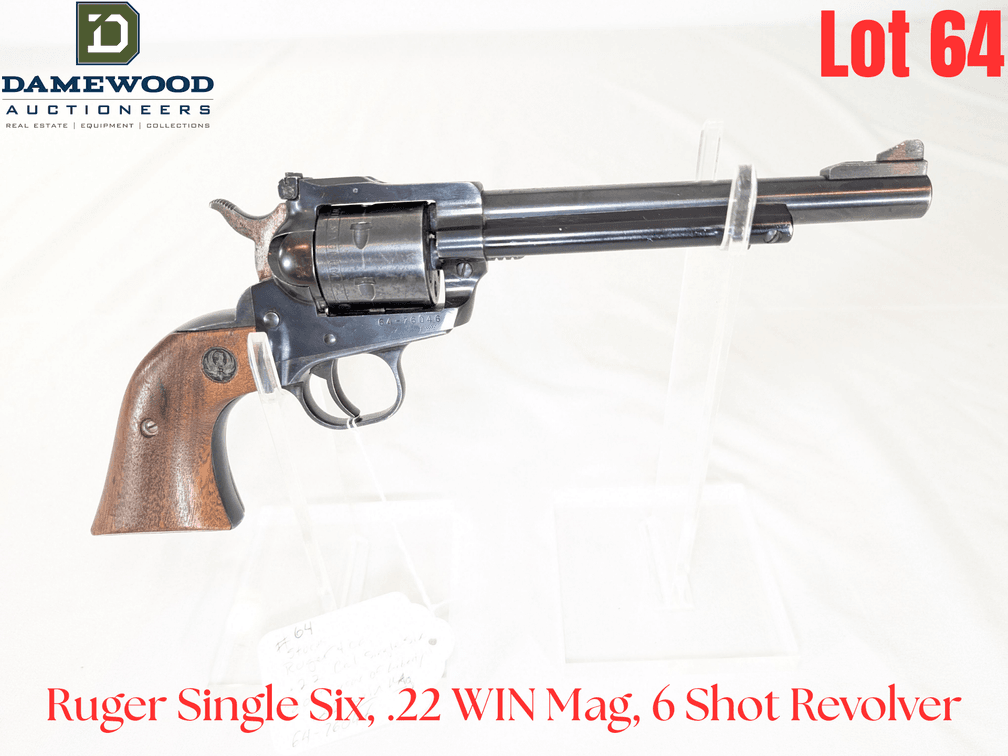 Ruger Single Six, .22 WIN Mag, 6 Shot Revolver