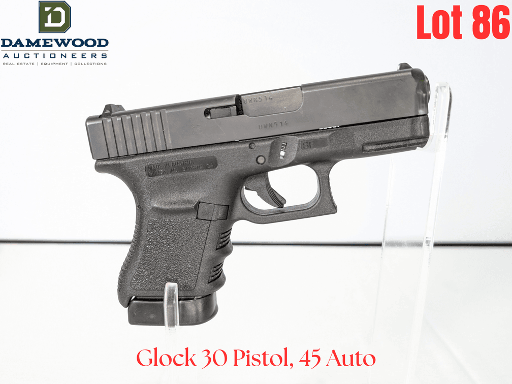 Glock 30 Pistol, 45 Auto