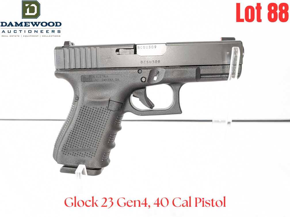 Glock 23 Gen4, 40 Cal Pistol