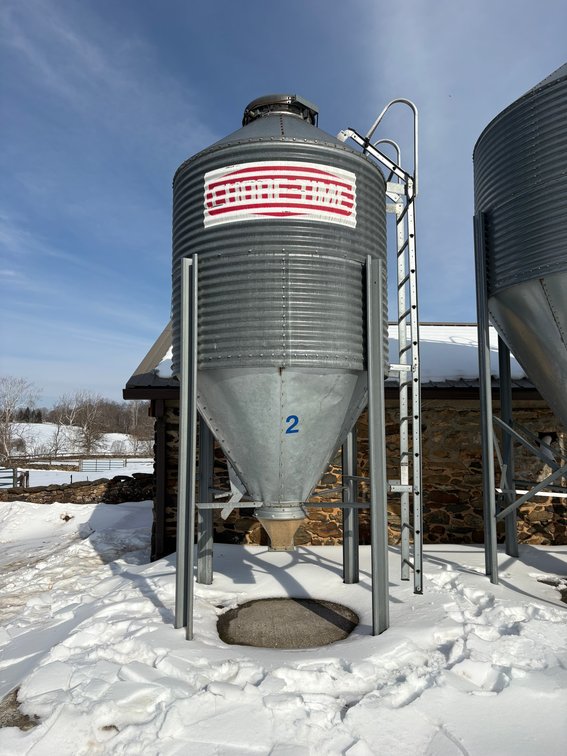 Galvanized Grain Bin