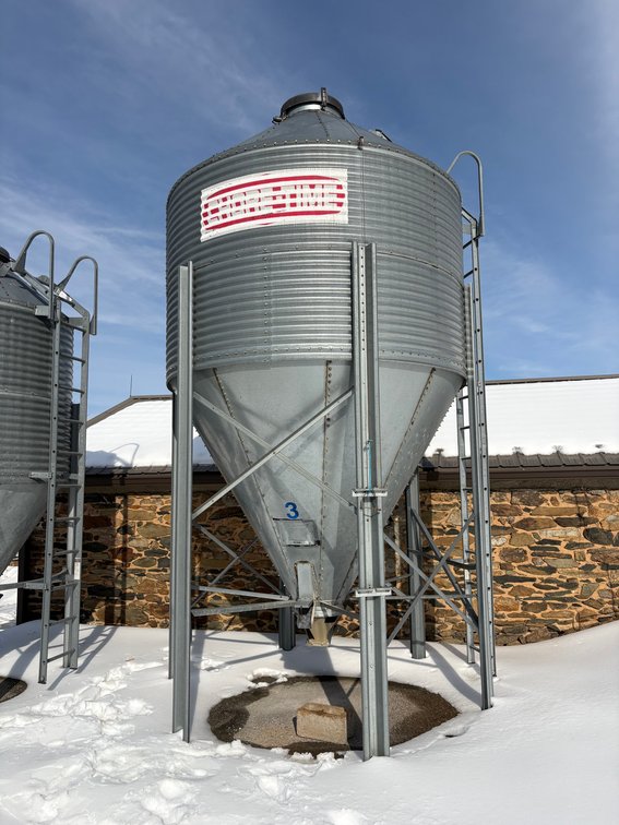Galvanized Grain Bin