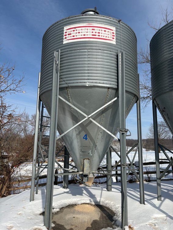 Galvanized Grain Bin