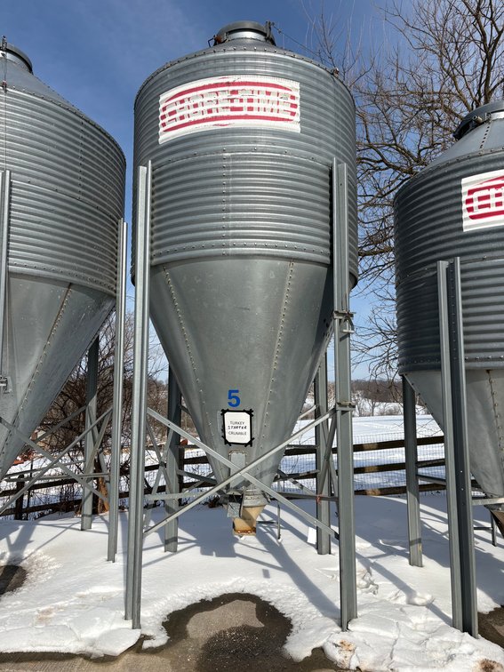 Galvanized Grain Bin