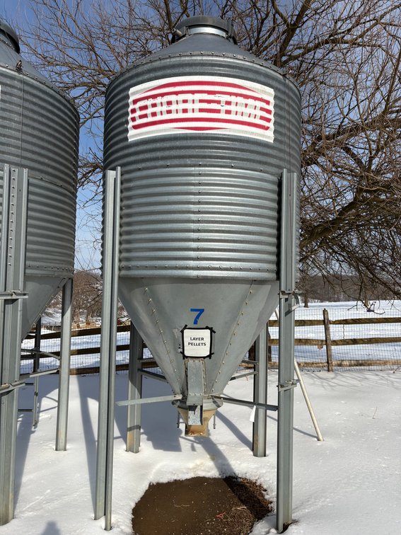 Galvanized Grain Bin