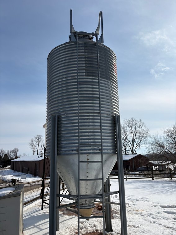 Galvanized Grain Bin