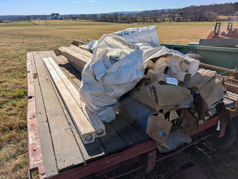 Large Lot of Gutters and Accessories