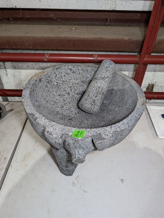 Lava Rock Molcajete