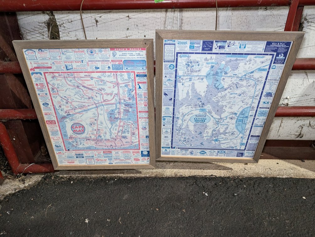 Maps of the Eastern Shore and Cape May